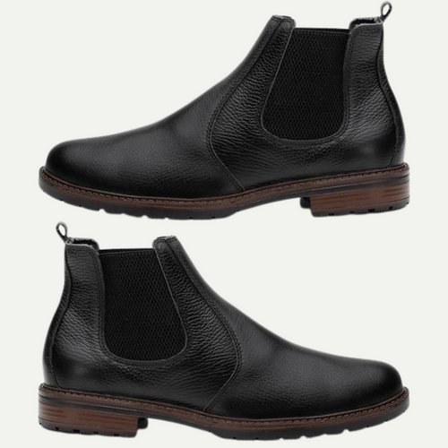 A Bota Chelsea Masculina Essential Couro Legítimo