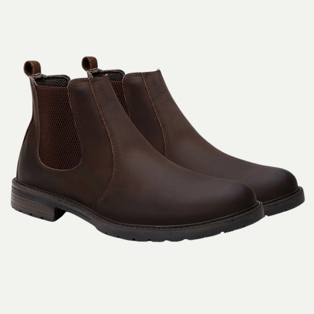 A Bota Chelsea Masculina Essential Couro Legítimo