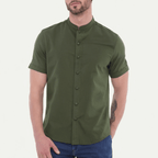 Camisa Masculina Gola Padre Social Casual