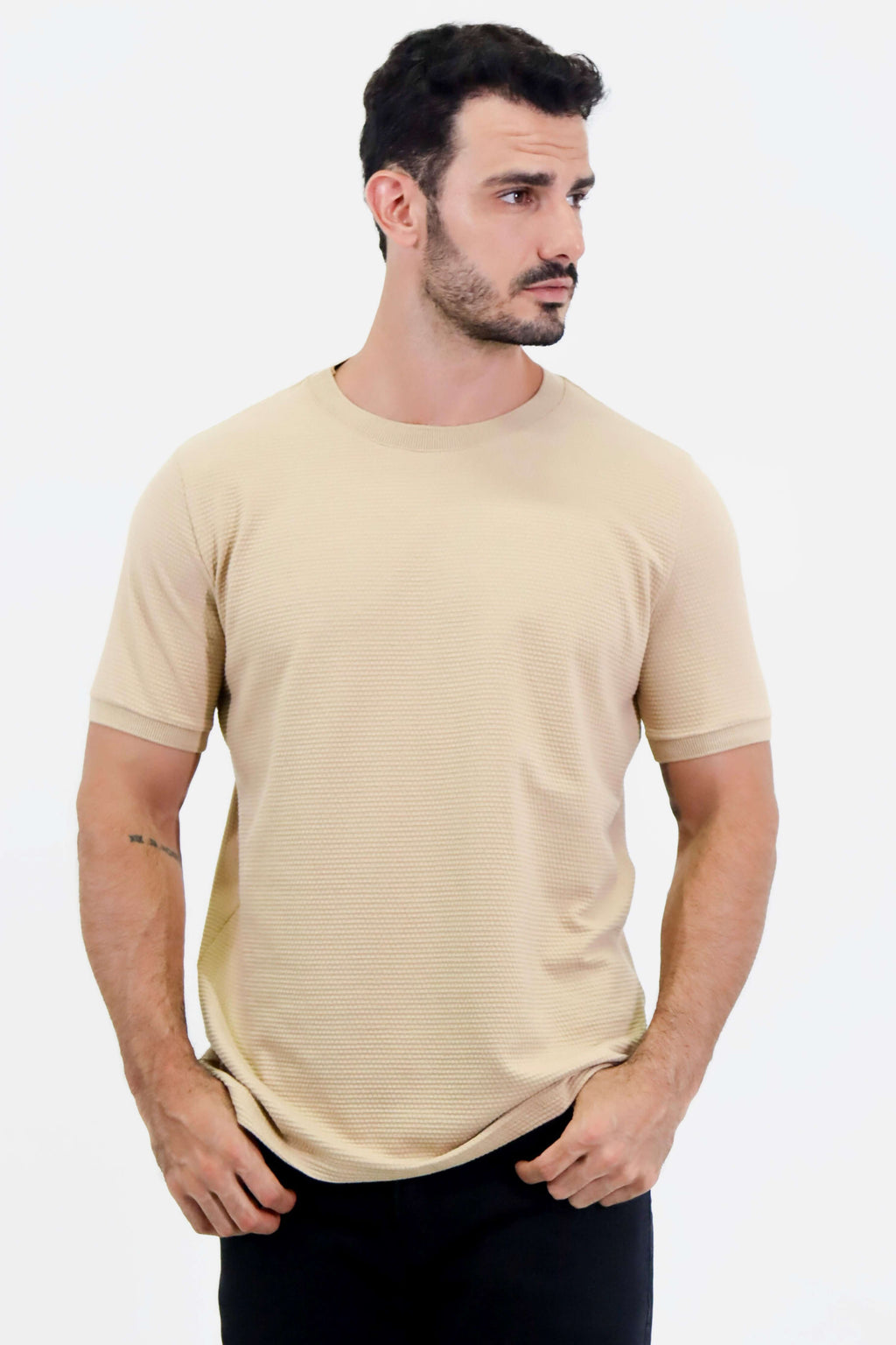 Camiseta Estruturada com Textura
