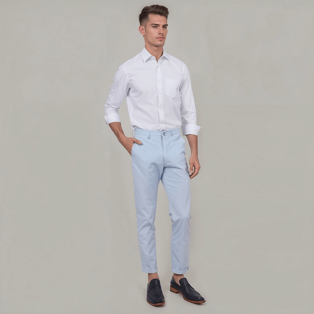 Calça Social Masculina Slim – Corte Italiano