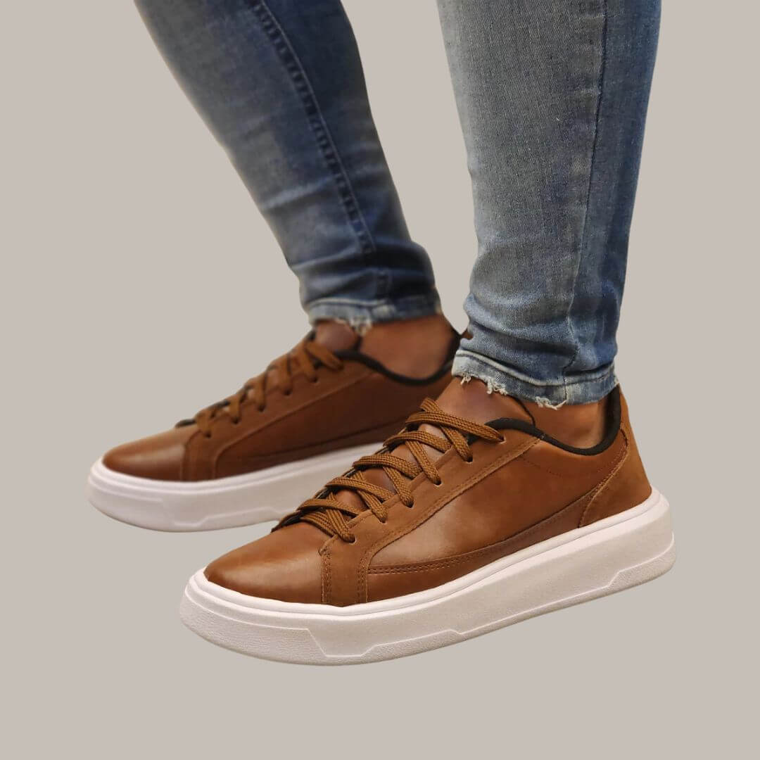 Sapatênis Masculino Casual Skalvin – Elegante e Minimalista