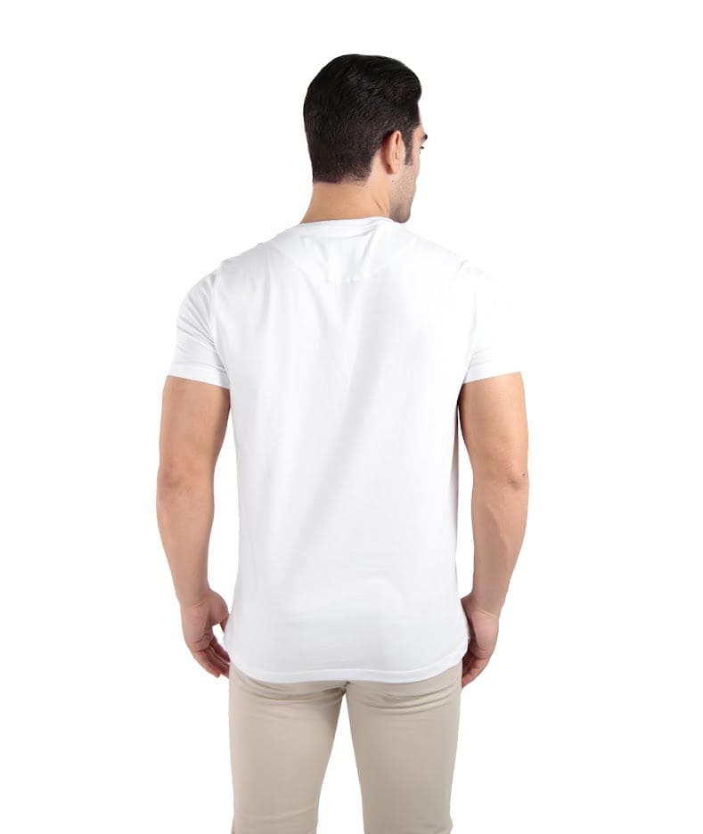 Camiseta Henley Algodão Egípcio – Gola Padre