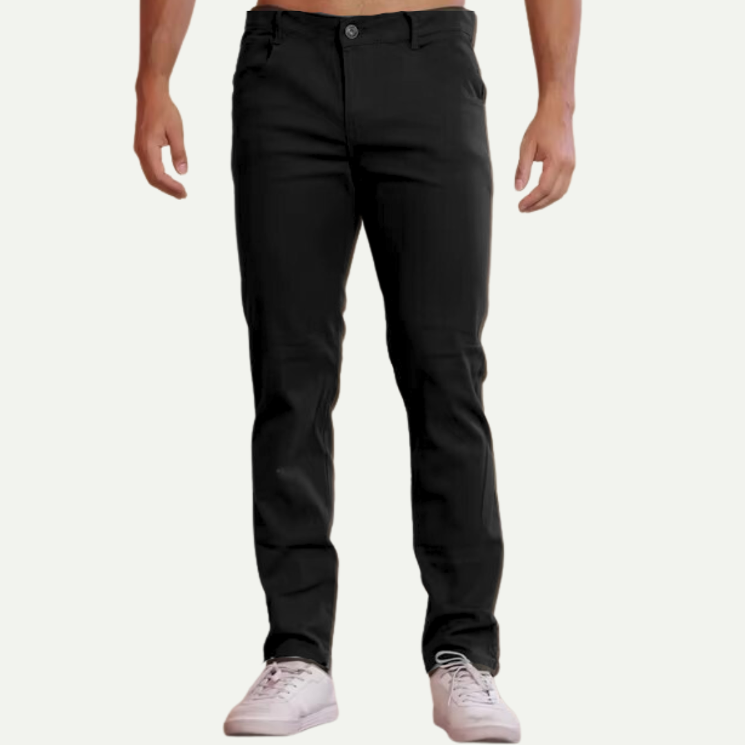Calça Alfaiataria Sarja Chino Slim – Conforto e Estilo Esporte Fino