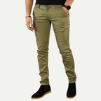 Calça Alfaiataria Sarja Chino Slim – Conforto e Estilo Esporte Fino