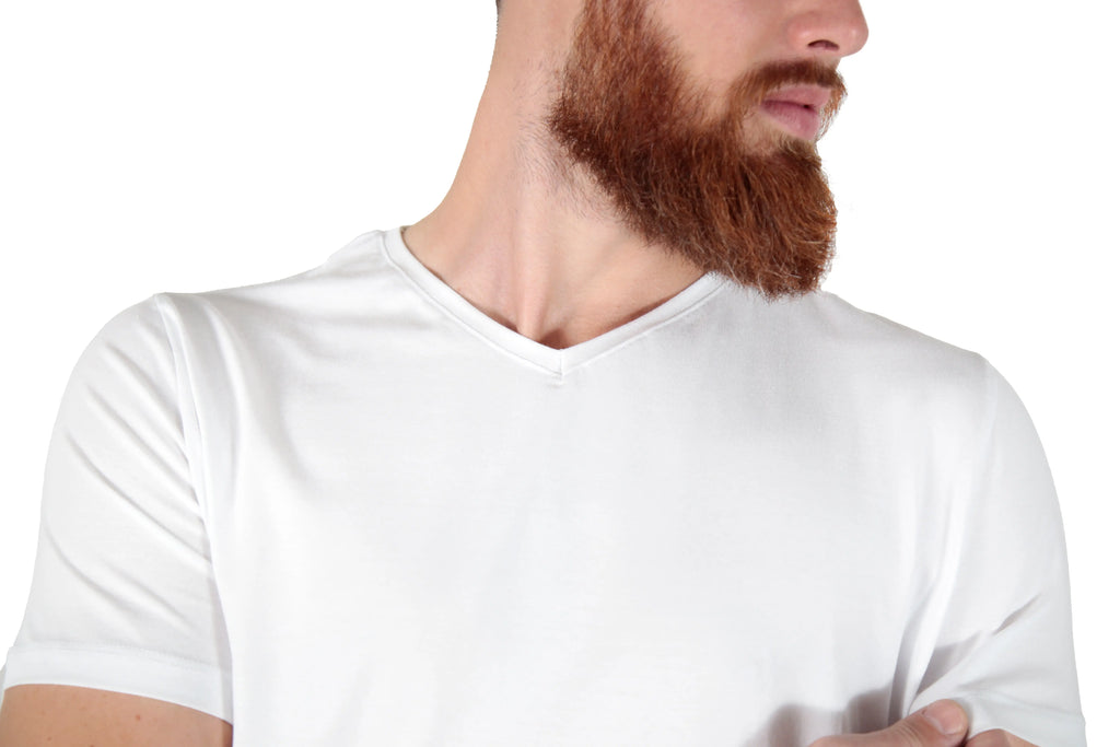 Camiseta Premium Algodão Egípcio Gola V