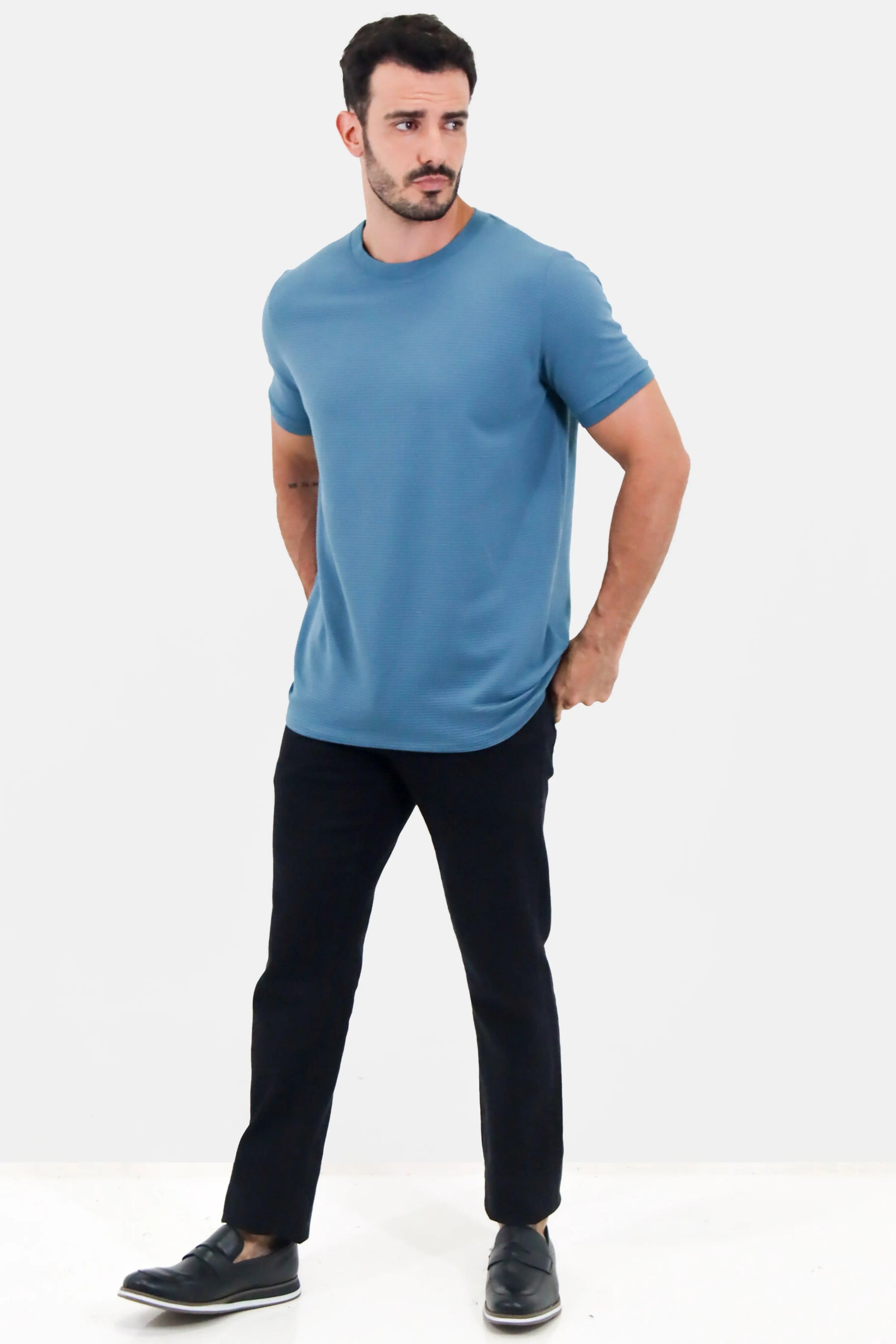 Camiseta Estruturada com Textura