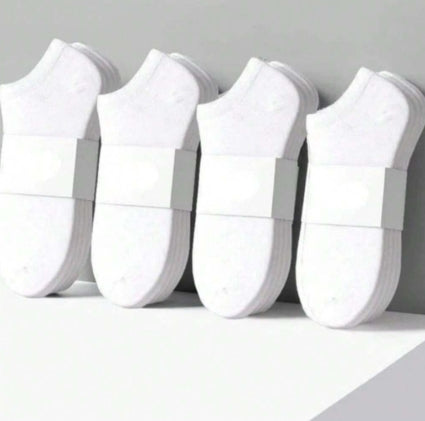 Kit 12 Pares De Meias Soquete Unissex Cano Curto