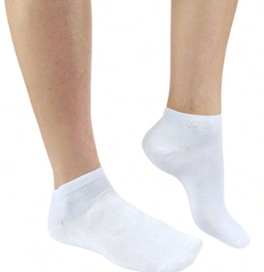 Kit 12 Pares De Meias Soquete Unissex Cano Curto