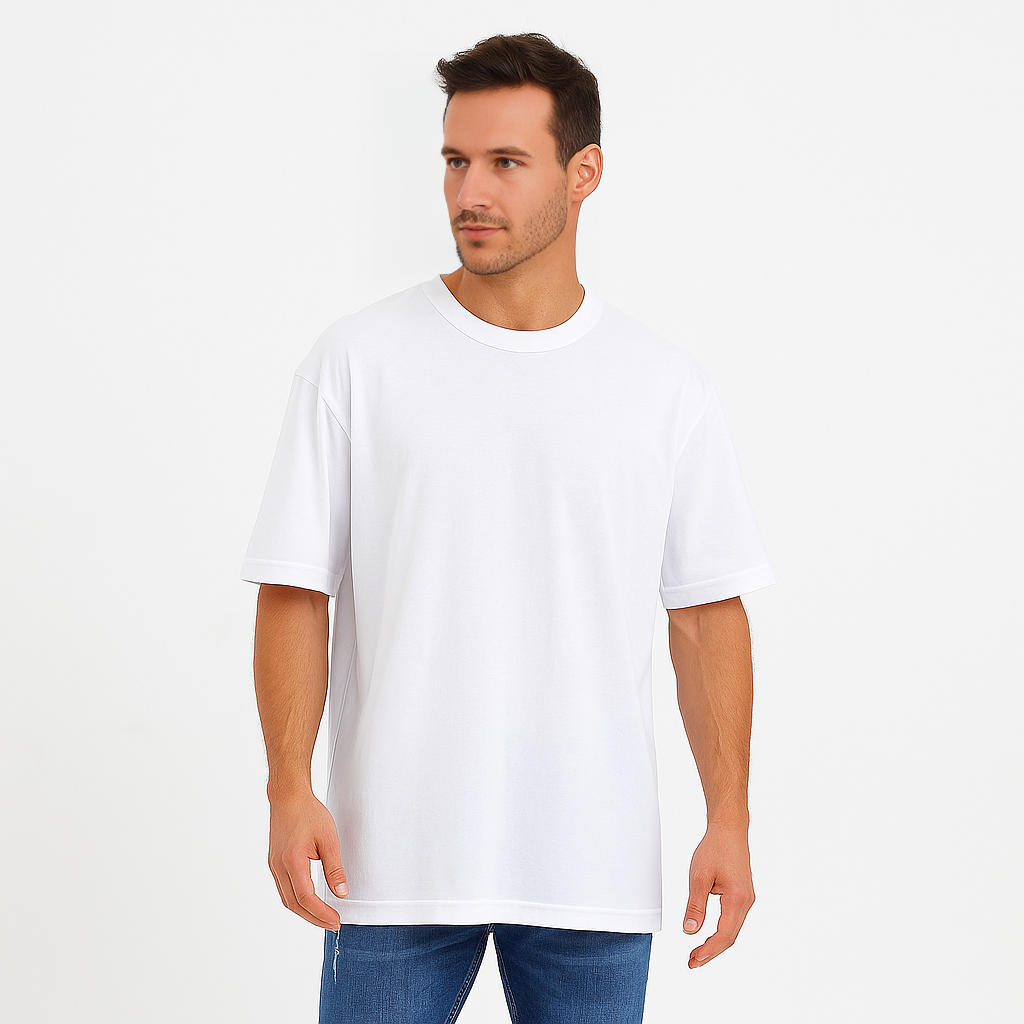 Kit 4 Camiseta Oversized Masculino Tecido Texturizado