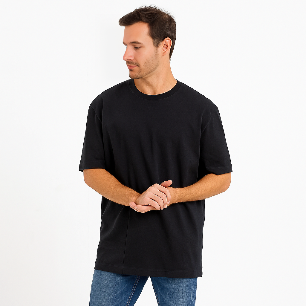 Kit 4 Camiseta Oversized Masculino Tecido Texturizado