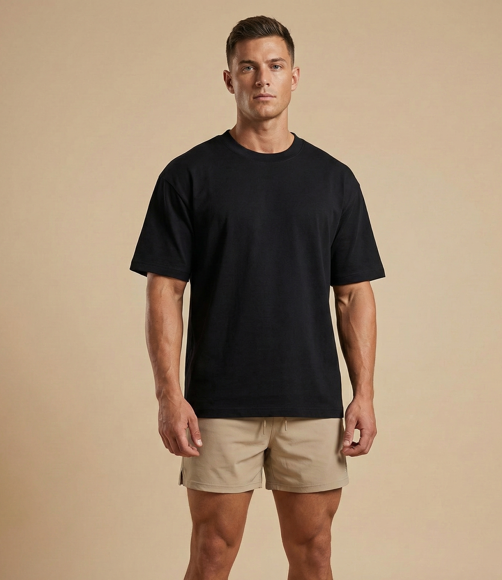 Kit 4 Camisetas Oversized Masculino Tecido Liso