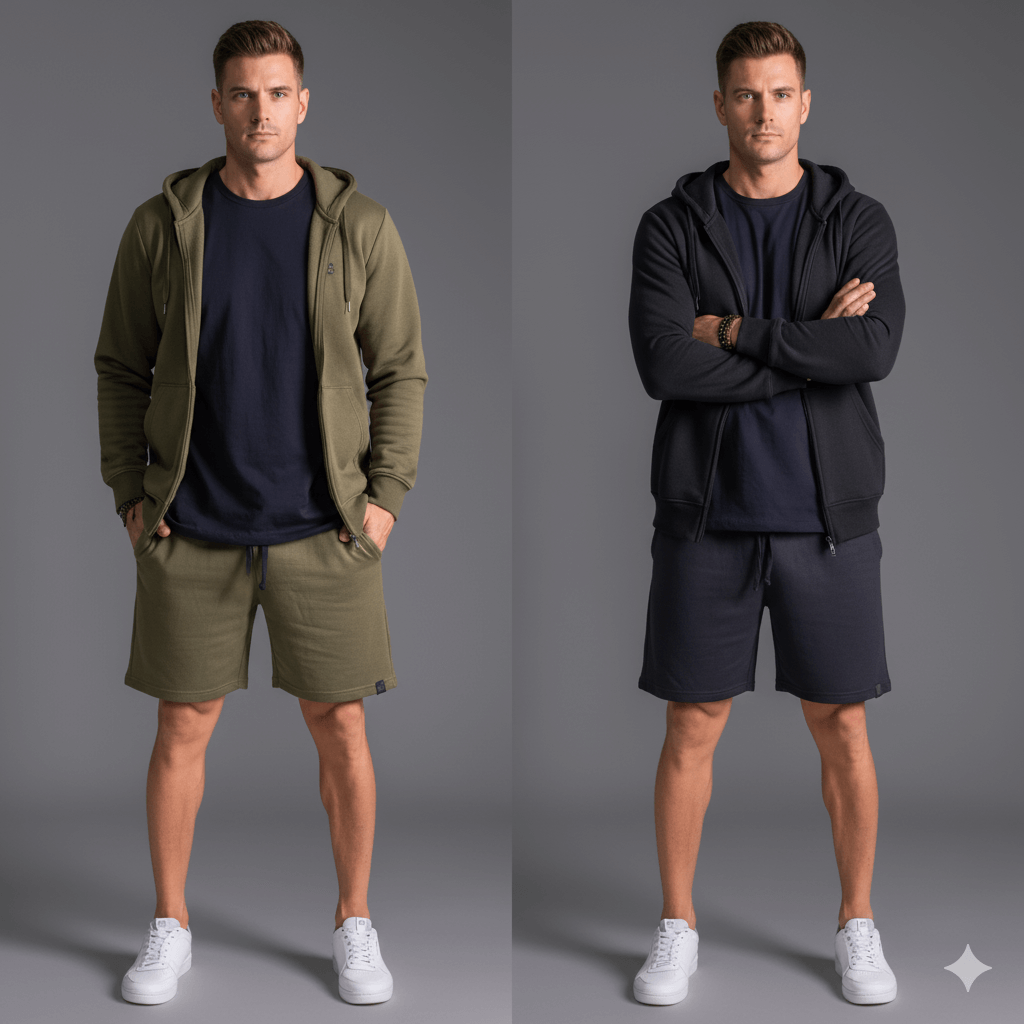 Kit 2 Bermuda Shorts Masculina – Conforto e Estilo em Dobro