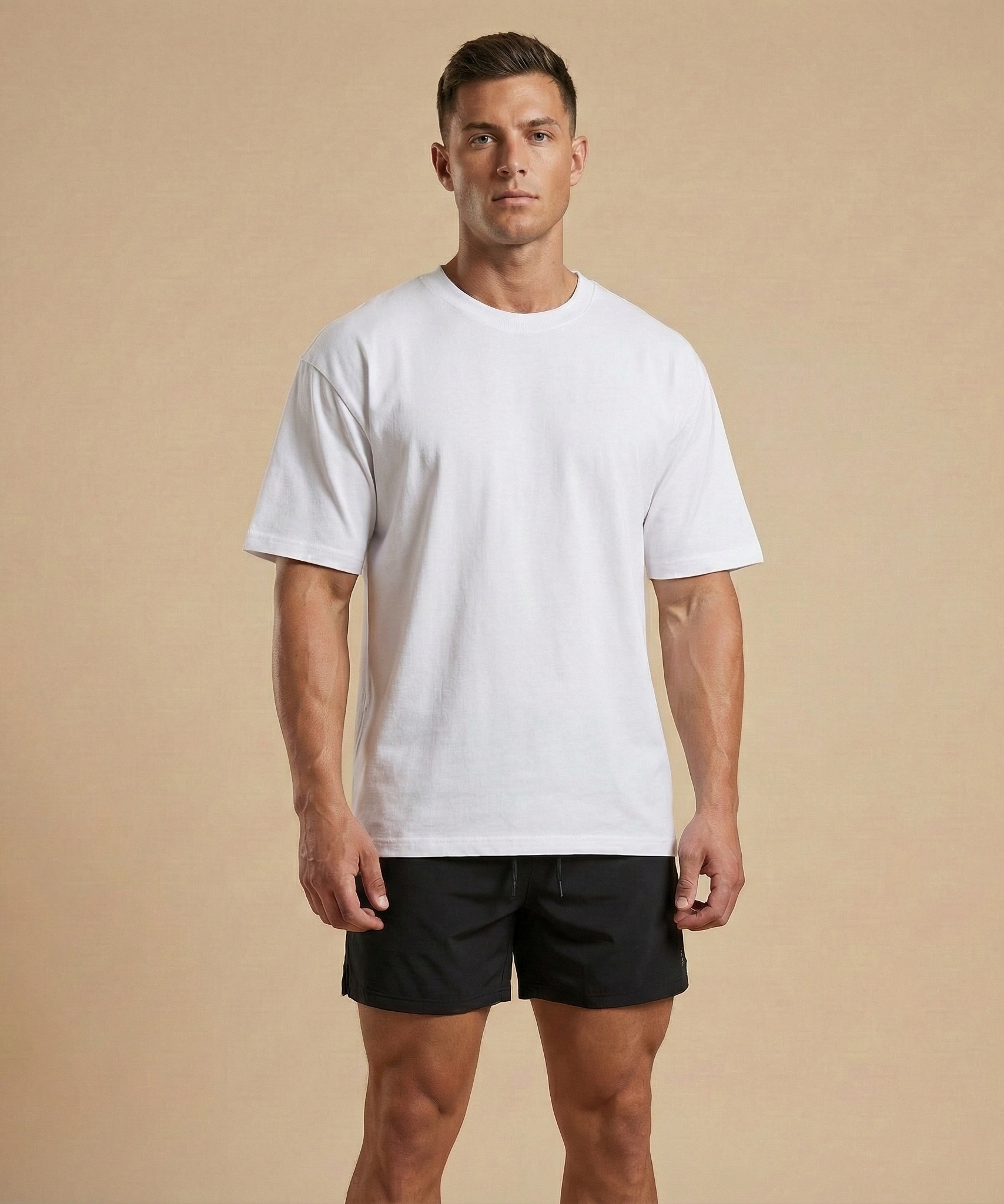 Kit 4 Camisetas Oversized Masculino Tecido Liso
