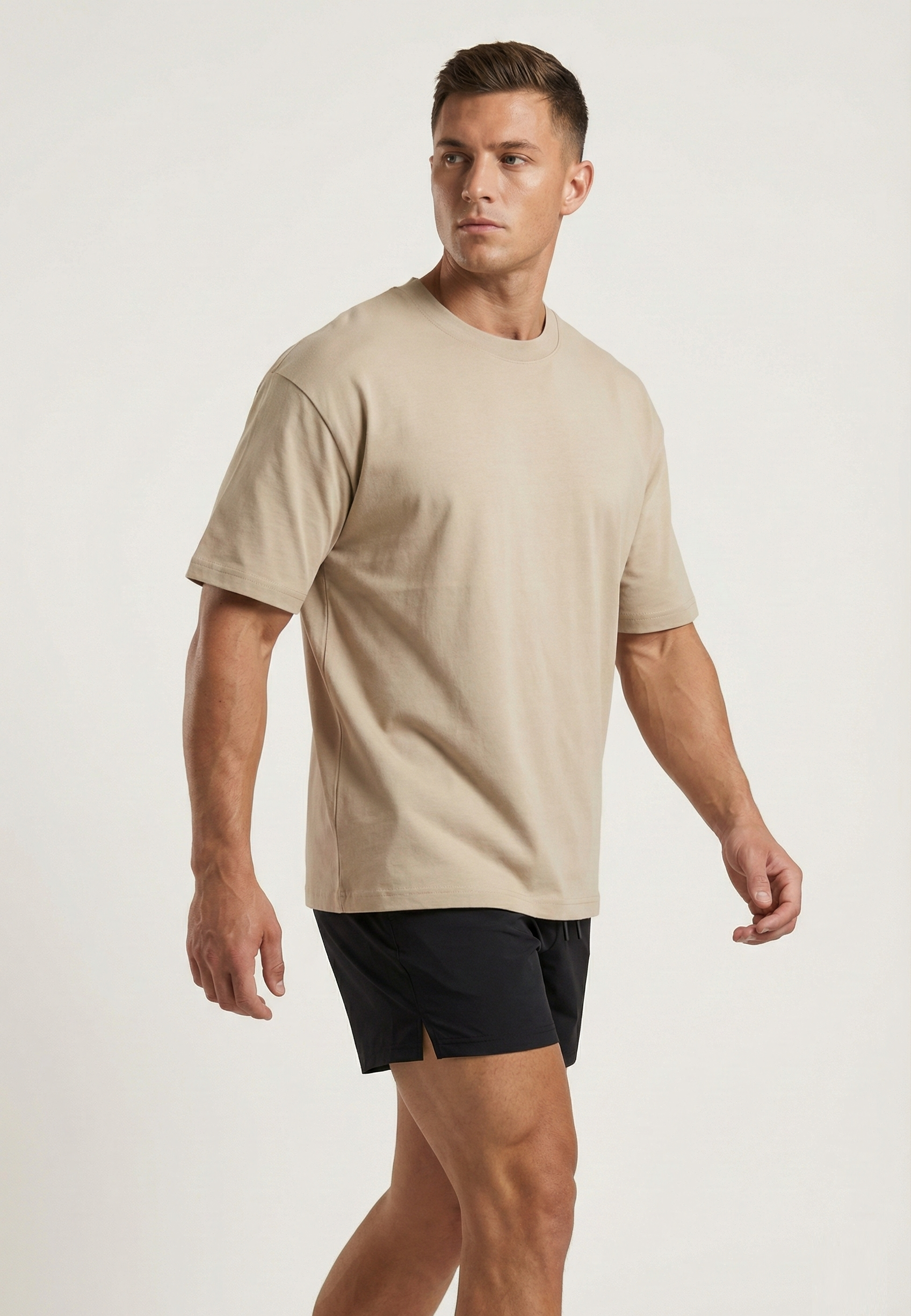 Kit 4 Camisetas Oversized Masculino Tecido Liso