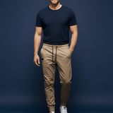 Calça Reta Masculina - Moletom Jogger Cargo