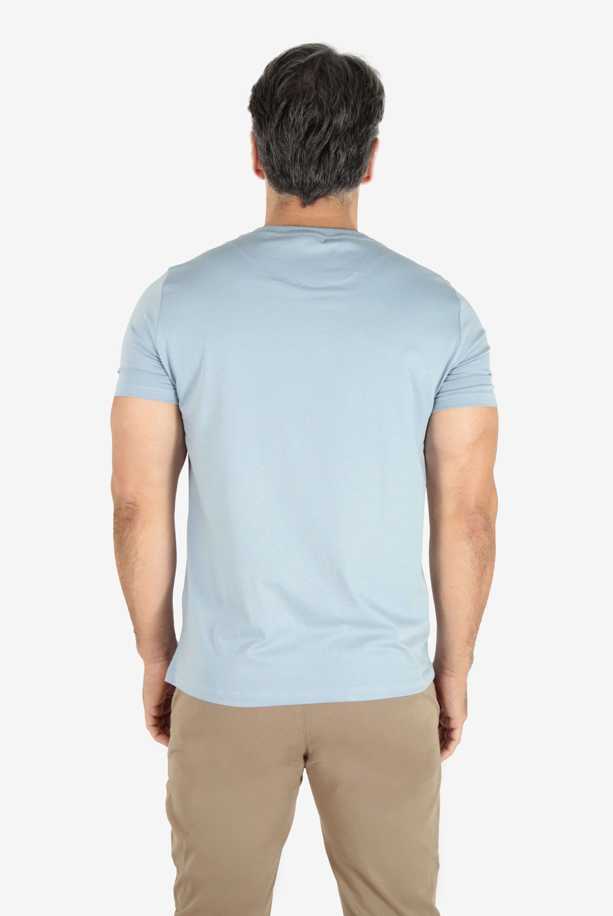 Camiseta Henley Algodão Egípcio – Gola Padre