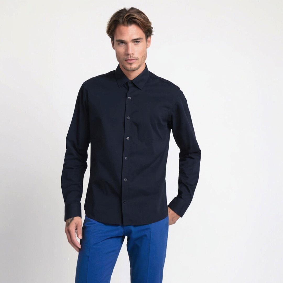 Camisa Social Masculina - Slim Fit Fusion