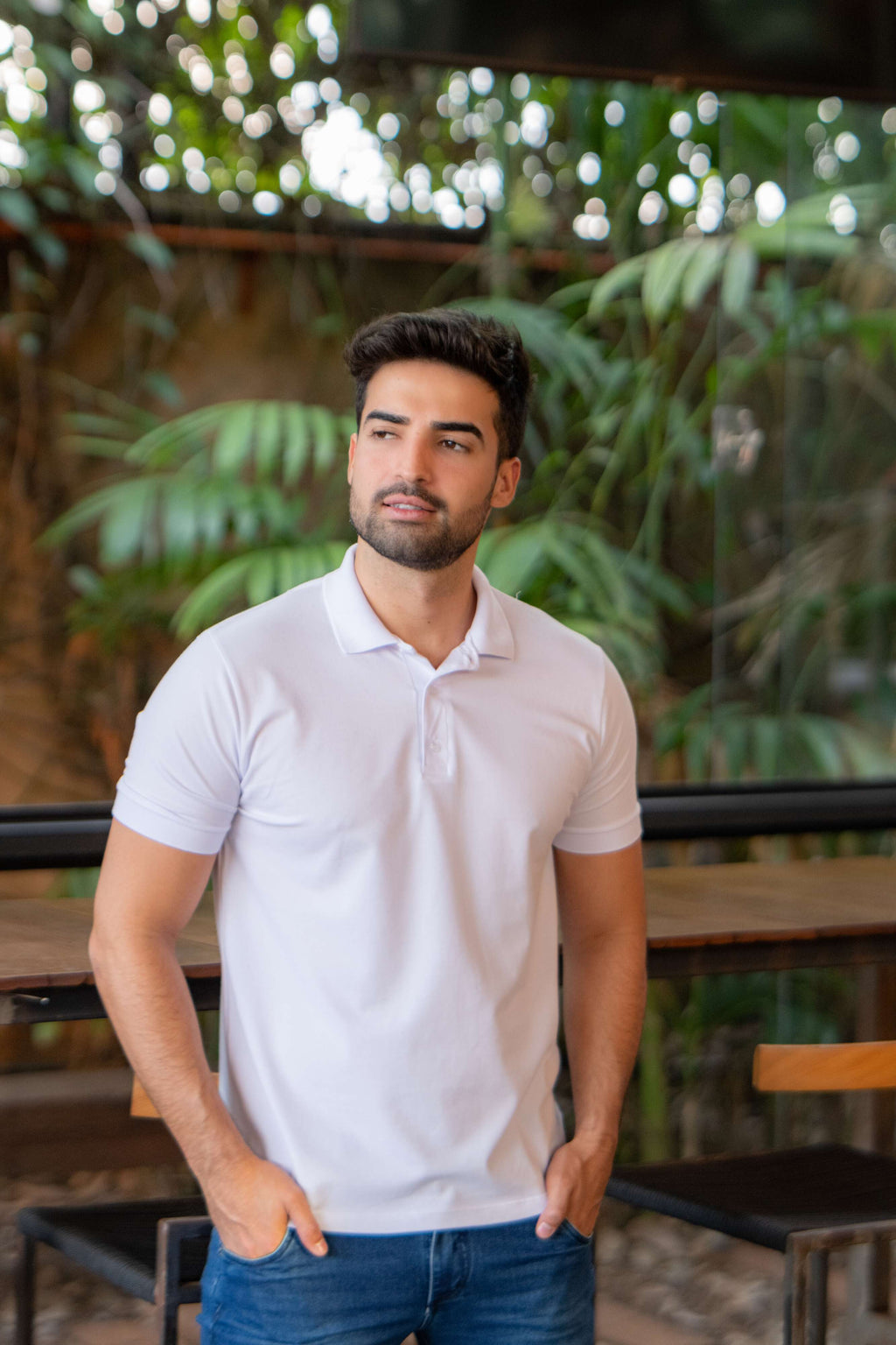 Polo Cotton Pima com Elastano