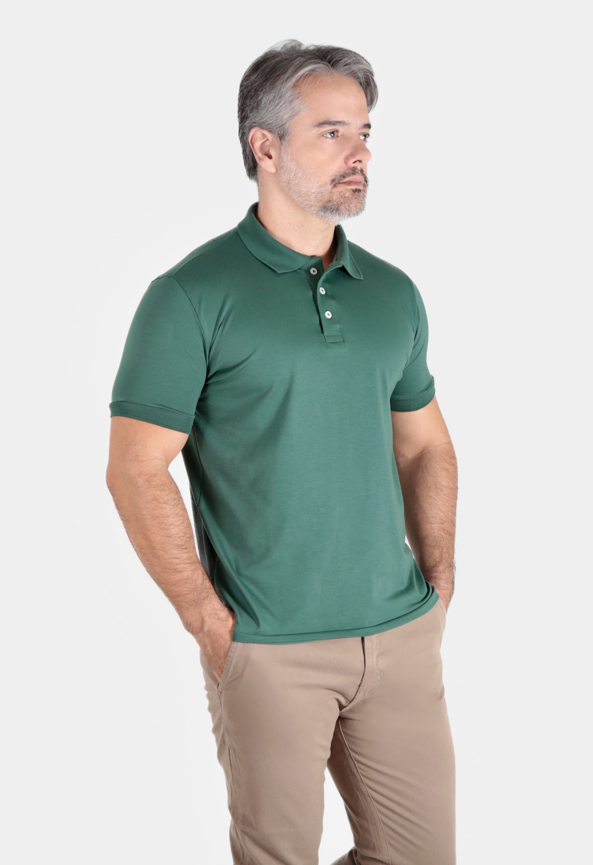 Polo Cotton Pima com Elastano