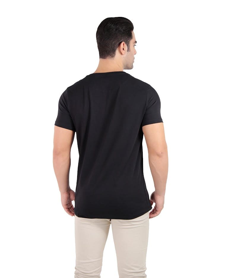 Camiseta Henley Algodão Egípcio – Gola Padre