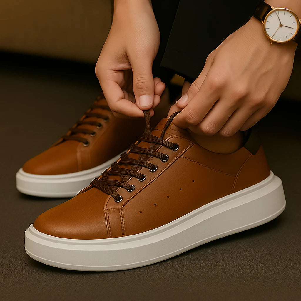 Sapatênis Casual Masculino Sneaker – Estilo e Altura no Mesmo Passo