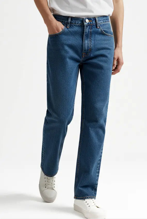 Calça Jeans Slim Estonada